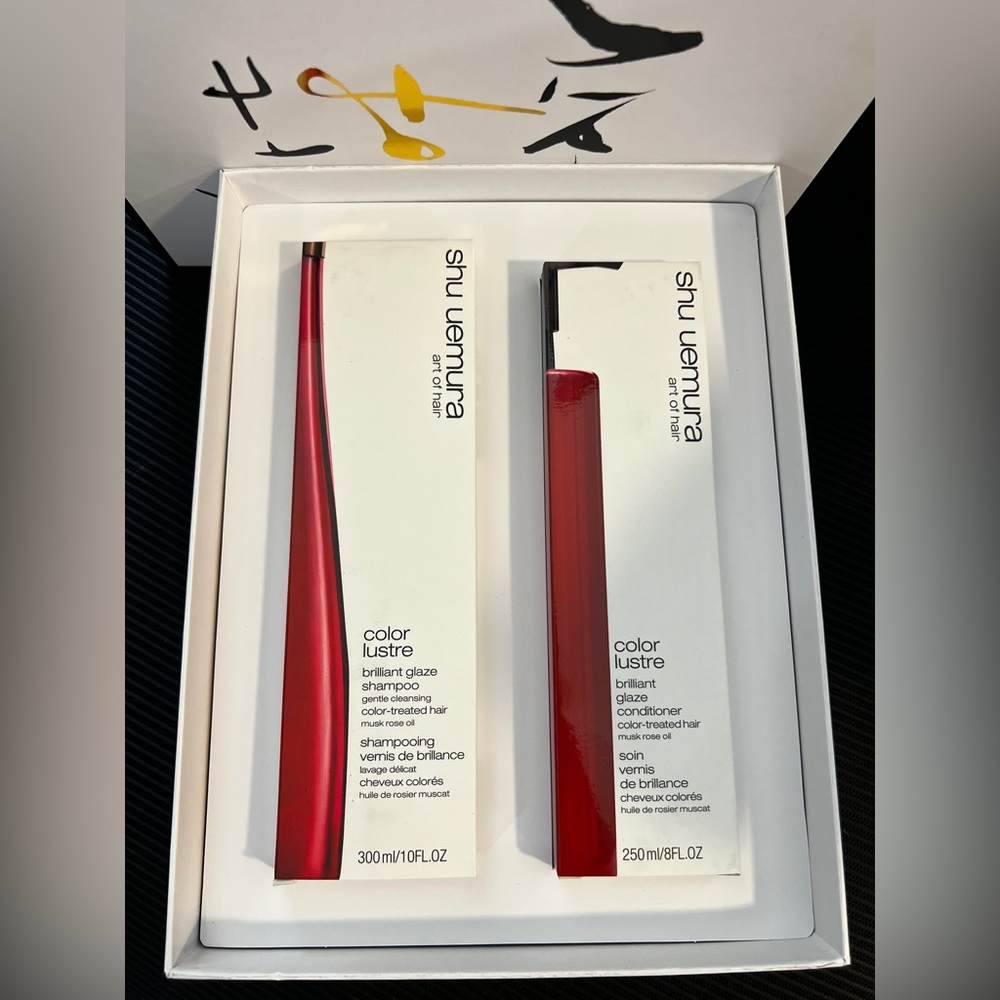 Brand new shu uemura shampoo and conditioner set